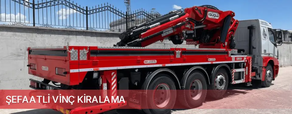 Şefaatli İlçemi Vinç Kiralama